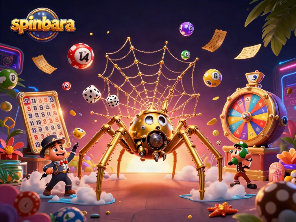 Experience thrilling gameplay at Spinbara Casino with dynamic visuals and exciting elements.